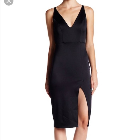 ABS Allen Schwartz Cutout Bodycon / XS orig $350 - Picture 3 of 3